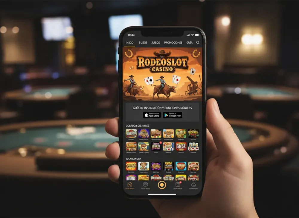 Rodeoslot casino app guía de instalación y funciones móviles